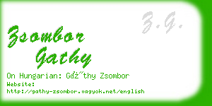 zsombor gathy business card